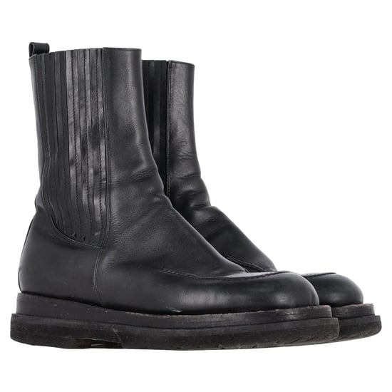 Magda Butrym Chelsea-ankelboots i svart läder - Image 4