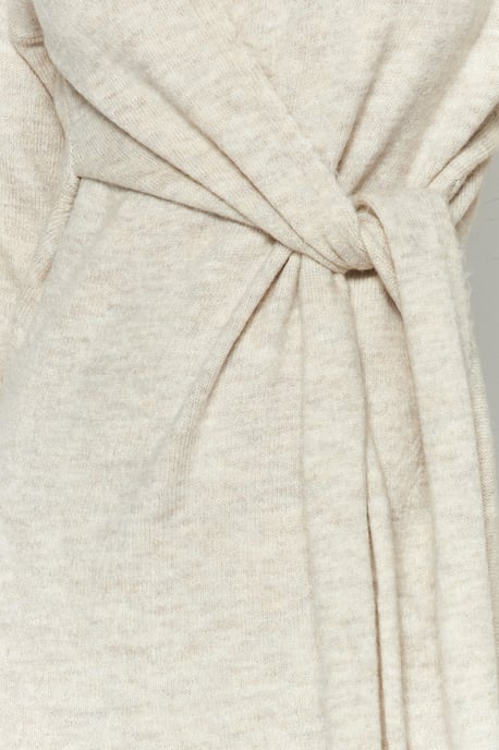 TRENDYOLMİLLA Dames Grijs Effen Midi Lang Casual Double-breasted Jurken - Image 2