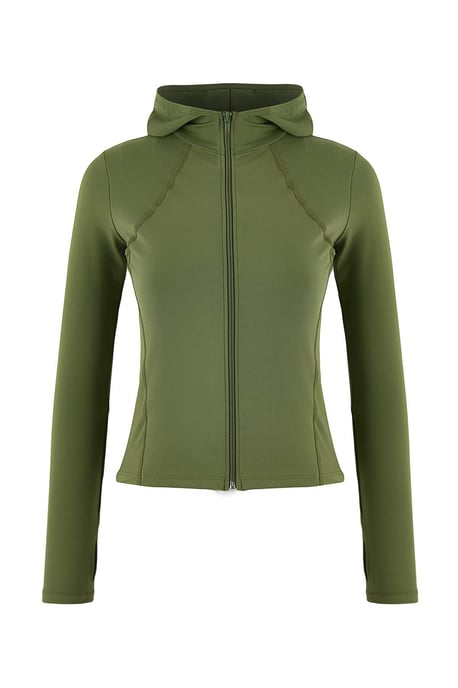 TRENDYOLMİLLA Dam Khaki Enfärgad Figursydd Sport Kavajer - Image 5