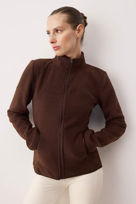 TRENDYOLMİLLA Dam Brun Enfärgad Regular fit Sport Kavajer - Image 1