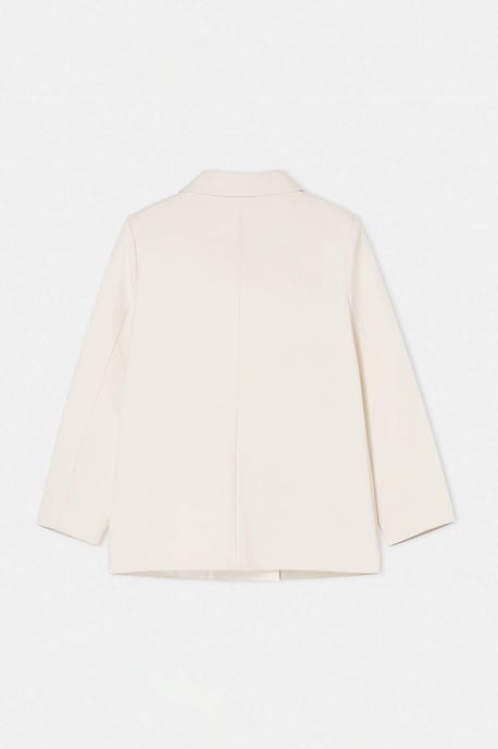 Trendyol Curve Dam Ecru Enfärgad Lång Regular fit Plus size Kavajer - Image 5