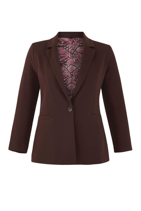 Trendyol Curve Dam Brun Enfärgad Lång Regular fit Plus size Kavajer - Image 5