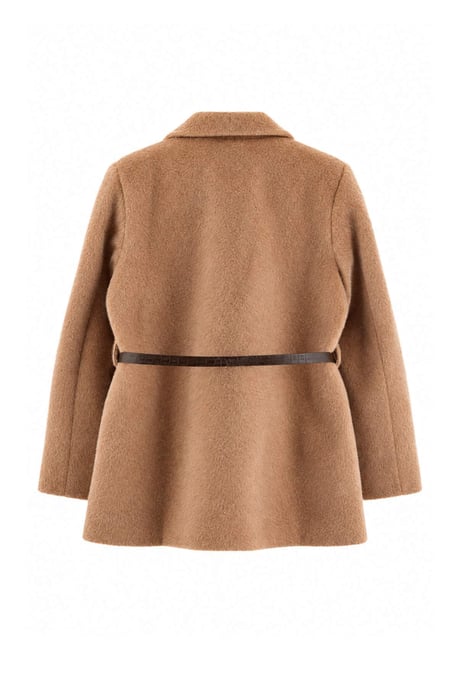 Trendyol Curve Dam Brun Enfärgad Lång Regular fit Plus size Kavajer - Image 3