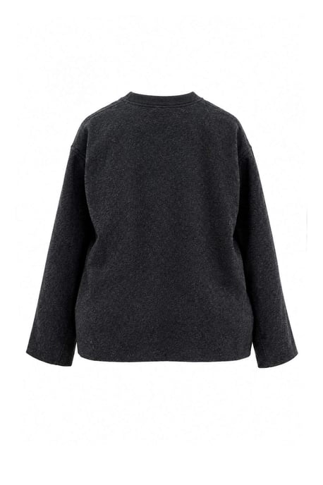Trendyol Curve Dam Grå Enfärgad Lång, Regular fit Stora storlekar Kavajer - Image 2