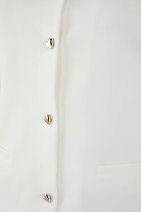 Trendyol Curve Dam Ecru Enfärgad Lång Regular fit Plus size Kavajer - Image 5