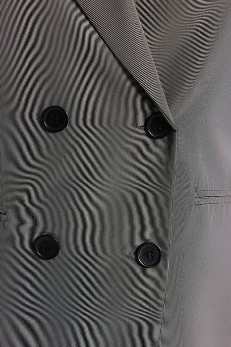 Trendyol Curve Dam Grå Enfärgad Lång Oversize Plus size Kavajer - Image 3