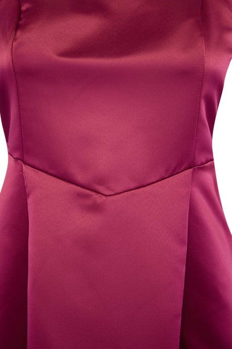 Trendyol Curve Dam Rosa Enfärgad Midi Ärmlös Elegant/Kväll Bodycon Plus size Klänning - Image 4