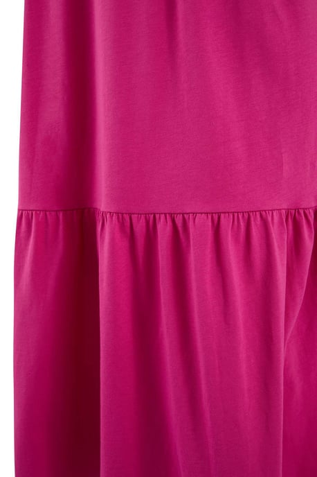 Trendyol Curve Dam Rosa Enfärgad Midi Kort Casual A-linje Plus size Klänning - Image 3