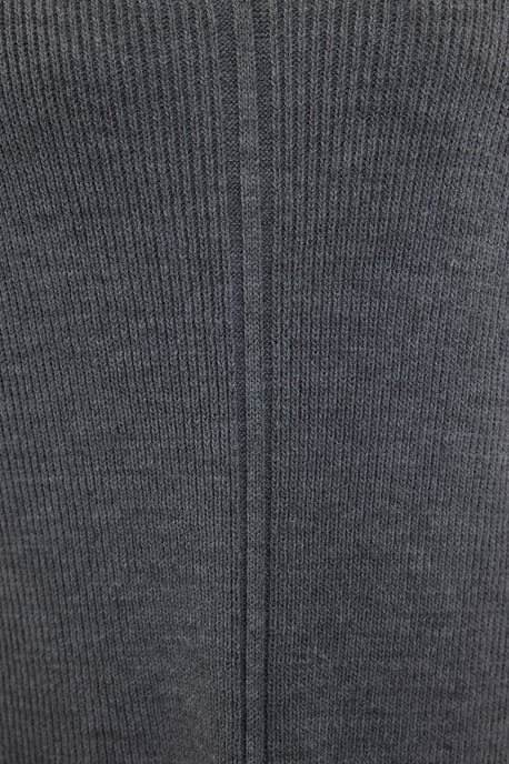 Trendyol Curve Dam Grå Enfärgad Midi Ärmlös Casual Rak Plus size Klänning - Image 4