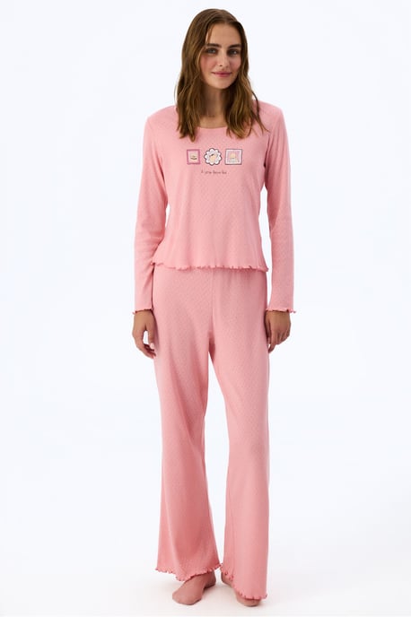 Pointelle Pajama Bottoms - Image 3