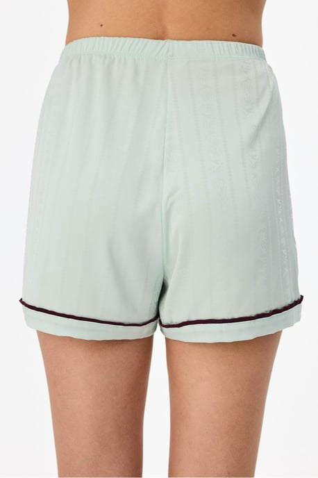Aurora Satin Floral Shorts Pajama Bottoms - Image 3