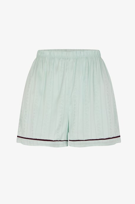 Aurora Satin Floral Shorts Pajama Bottoms - Image 5