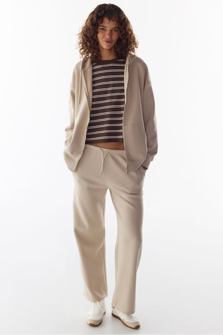 Brushed Zip Hooded Sweatshirt - Image 5