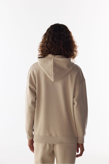 Brushed Zip Hooded Sweatshirt - Image 6