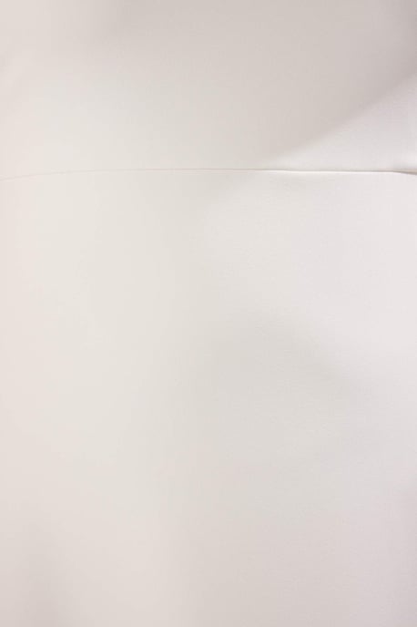 Trendyol Curve Dam Vit Enfärgad Midi Kort Elegant/Kväll Bodycon Plus size Klänning - Image 2