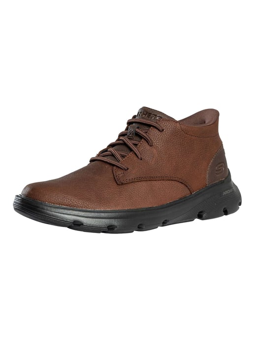 Skechers Relaxte Pasvorm, Voetboogondersteuning, Garza Ridley Laarzen, Bruin - Image 1
