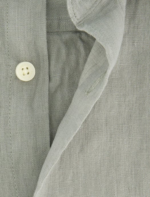 Superdry linnen overhemd groen slim fit zomer - Image 4