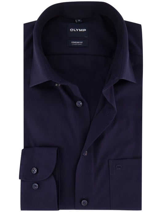Overhemd Olymp donkerblauw Shirt dress ml 5 - Image 1