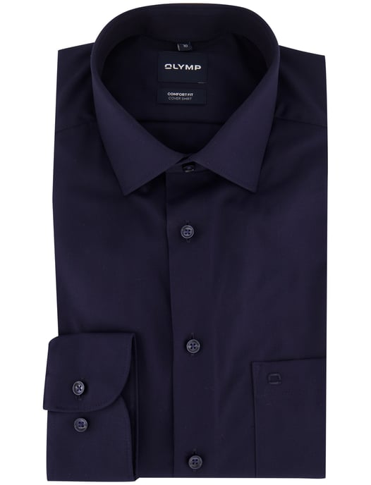 Overhemd Olymp donkerblauw Shirt dress ml 5 - Image 2