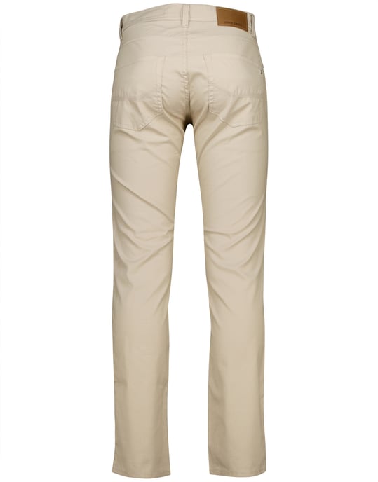 Pierre Cardin Pantalon 5-p beige effen Lyon Tapered fit - Image 2