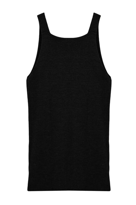 Trendyol Curve Dam Svart Enfärgad Midi Ärmlös Casual Rak Plus size Klänning - Image 4