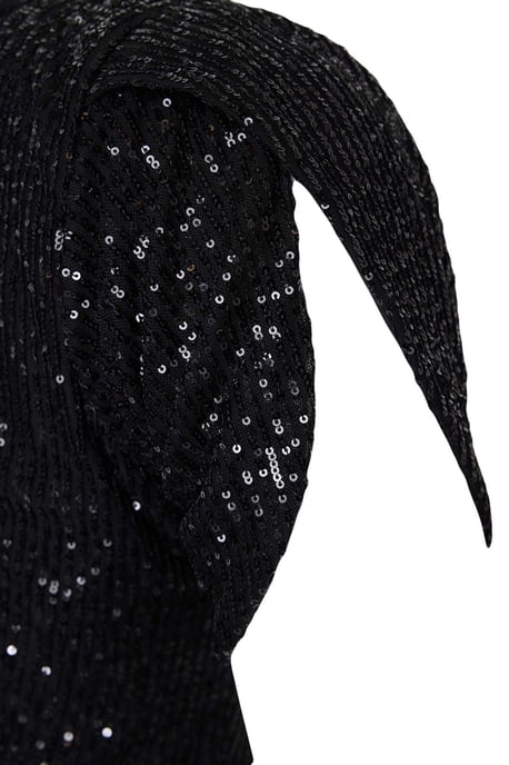Trendyol Curve Dam Svart Enfärgad Midi Kort Elegant/Kväll Bodycon Plus size Klänning - Image 4