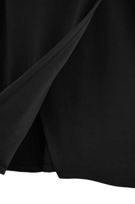 Trendyol Curve Dam Svart Enfärgad Midi Kort A-linje Plus size Klänning - Image 4