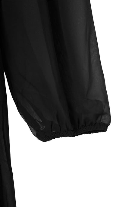 Trendyol Curve Dam Svart Enfärgad Midi Lång A-linje Plus size Klänning - Image 4