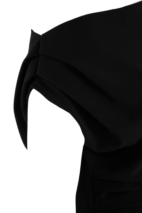 Trendyol Curve Dam Svart Enfärgad Midi Ärmlös Casual Bodycon Plus size Klänning - Image 5