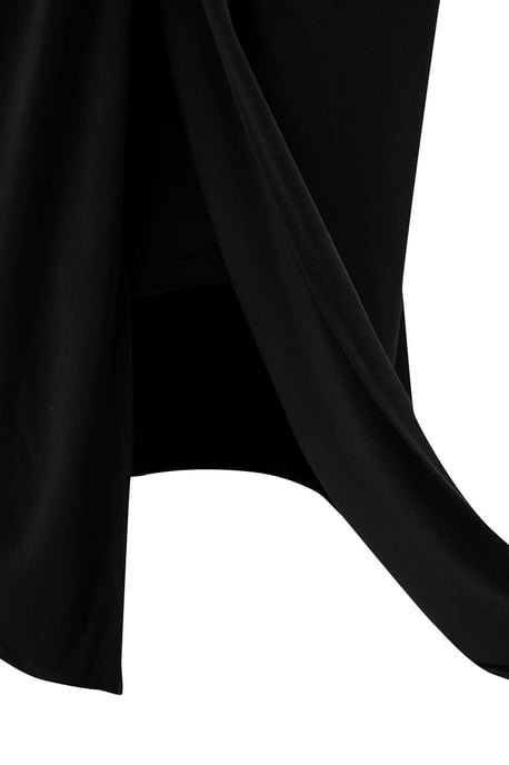 Trendyol Curve Dam Svart Enfärgad Midi Kort Casual Rak Plus size Klänning - Image 5