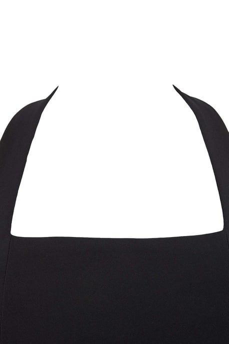 Trendyol Curve Dam Svart Enfärgad Midi Ärmlös Fest Skater Plus size Klänning - Image 5