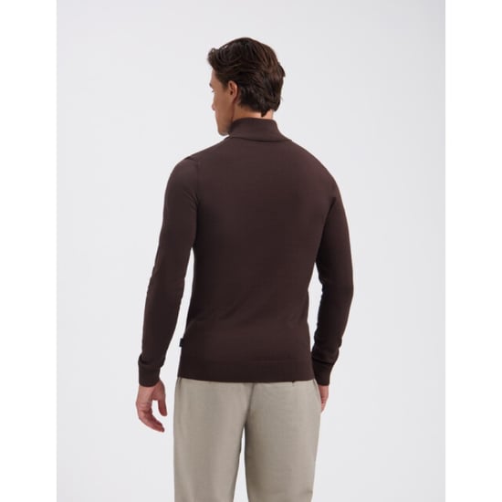 Saint Steve Cas 19480 burned coffee half zip trui - Image 4
