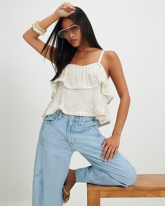 River Island Womens Barrel Leg Jeans Petite Soft - Image 3