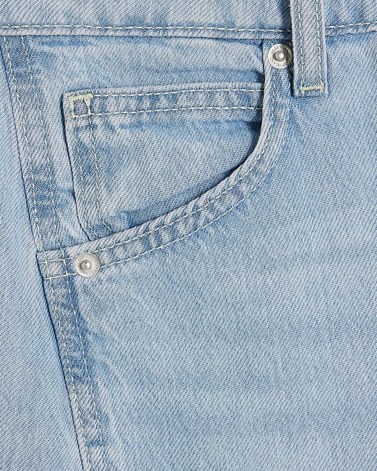 River Island Womens Barrel Leg Jeans Petite Soft - Image 5