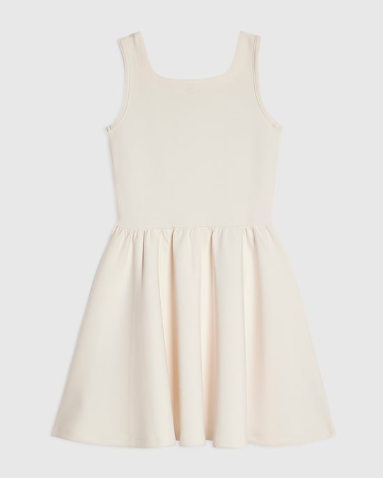River Island Girls Dress Cream Premium Prom Lace Sleeveless - Image 4