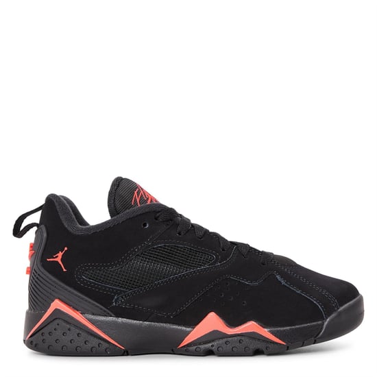 Boys Air Jordan MVP 9 Low Top Basketball Sneakers in Black/Infrare - Image 1