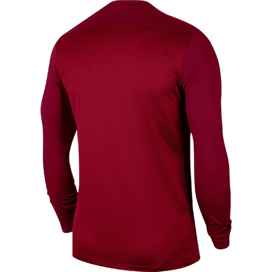 Boys Nike Park Vii Long Sleeve Dri Fit T-Shirt in Burg - Image 2