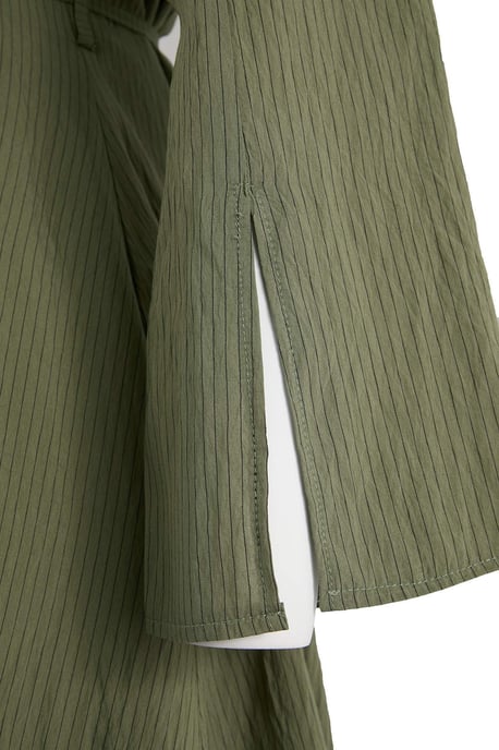 Trendyol Curve Dam Khaki Randig Kort / Mini Lång Casual A-linje Plus size Klänning - Image 3