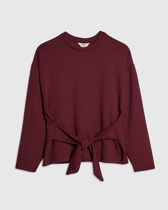 River Island Womens Top Petite Red Tie Front Premium - Image 3