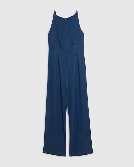 River Island Womens Jumpsuit Blue Wide Leg Denim - Image 6