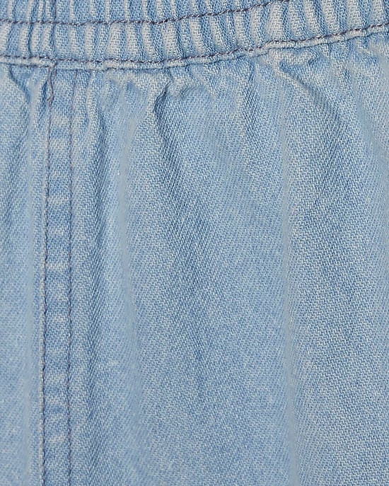 River Island Mini Girls Top & Jeans Set Pink Stripe 2 Piece - Image 4