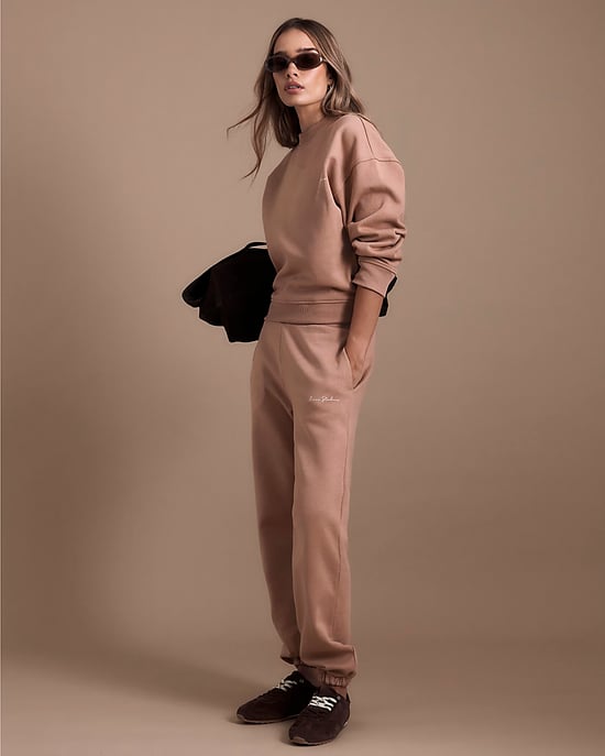 River Island Womens Sweatshirt Beige Long Sleeve Crew Neck - Image 3