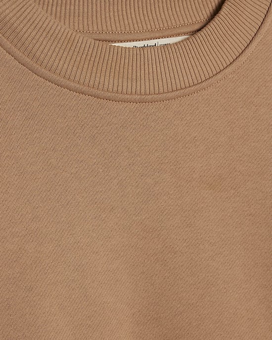 River Island Womens Sweatshirt Beige Long Sleeve Crew Neck - Image 5