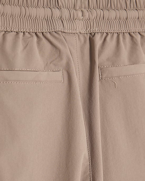River Island Mini Boys Cargo Trousers Beige Zip Utility Pockets - Image 3