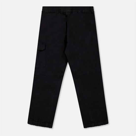 Boys C.P. Company Solid Patterned Straight Combat Pants in Black 60100 - Image 2