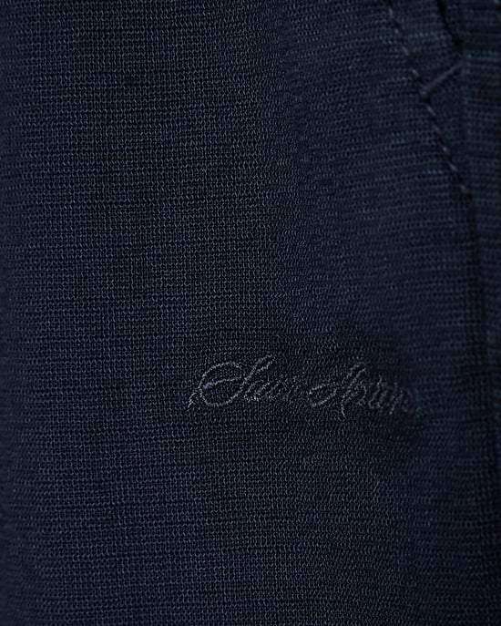 River Island Mini Boys Trousers Navy Pull On Drawstring Waist - Image 3