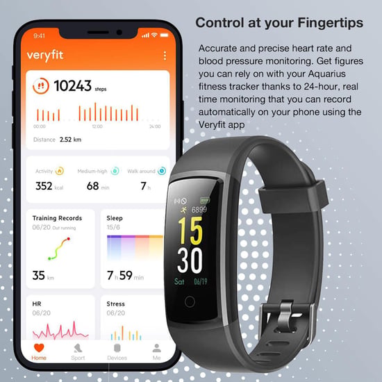 AQ126 Fitness tracker with blood pressure - Colour Screen - Black - Image 3