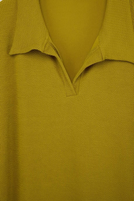 Trendyol Curve Dam Grön Enfärgad Kort / Mini Kort Casual Rak Plus size Klänning - Image 4
