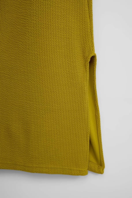 Trendyol Curve Dam Grön Enfärgad Kort / Mini Kort Casual Rak Plus size Klänning - Image 5