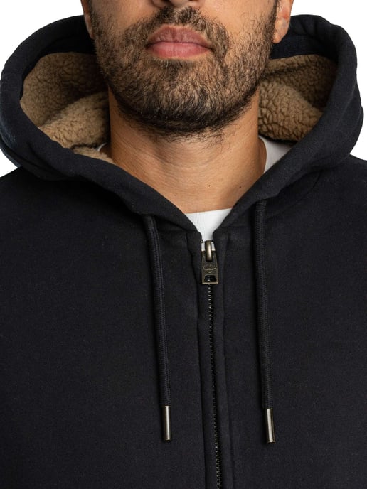 Superdry Hoodie Met Voering Met Borgvoering, Blauw - Image 5